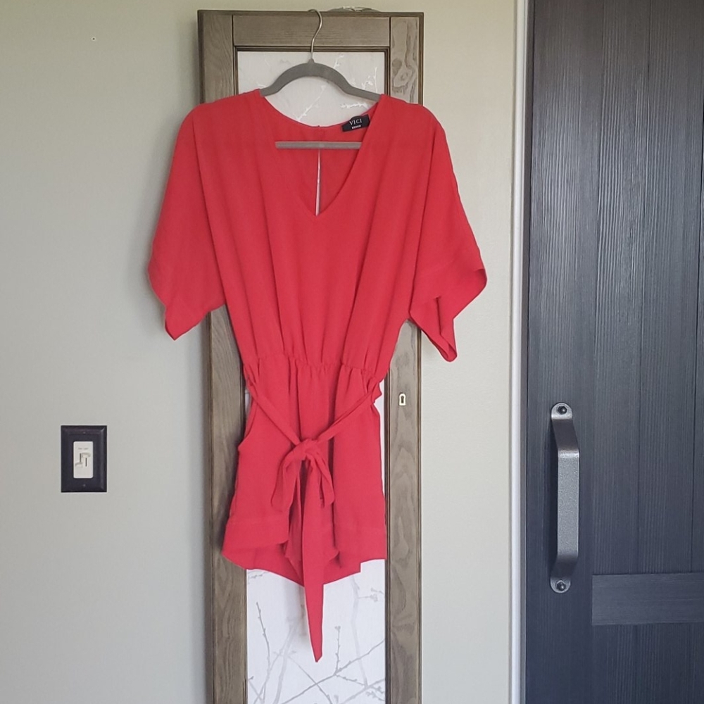 Vici Red Romper
